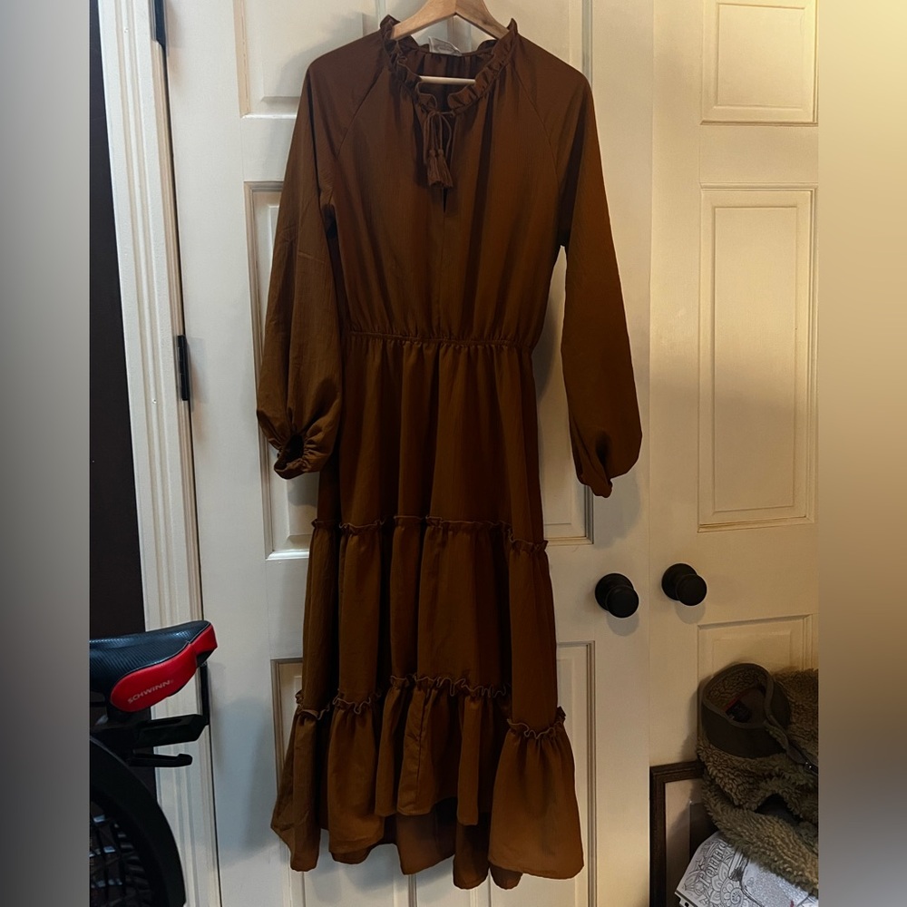 Joyfolie Mia Joy Shlee Dress in Spice, size smalll